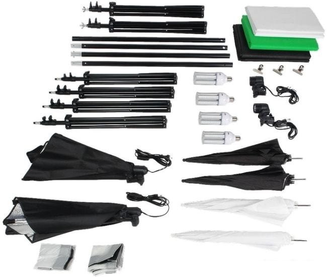 Вспышки, лампы и аксессуары для съемки Falcon Eyes KeyLight 425LED SBU KIT