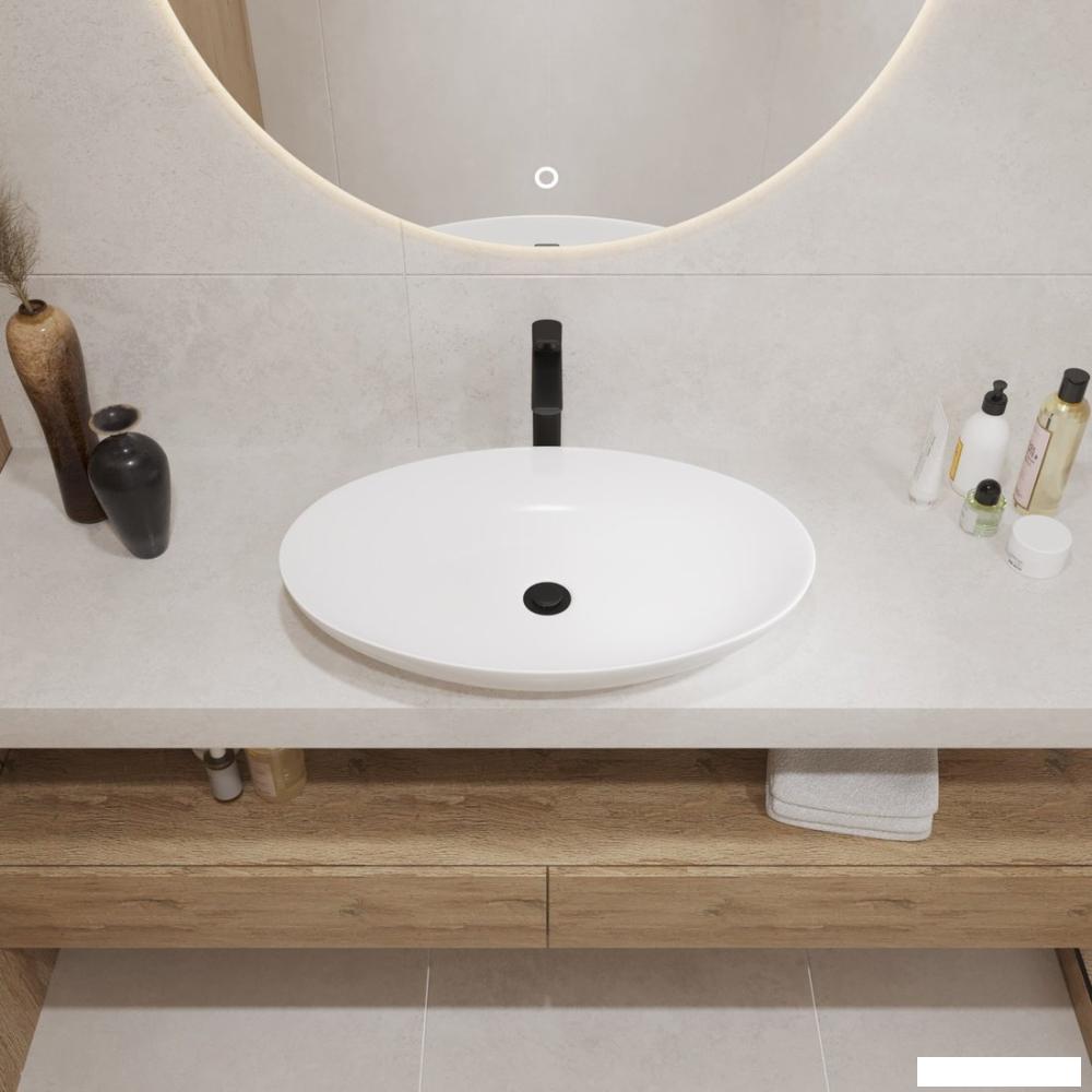 Умывальники Lauter 21571 + клапан 21190CH + сифон 21635CH (хром)