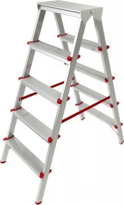 Лестницы и стремянки Новая высота NV 112 алюминиевая двухсторонняя 2x5 ступеней