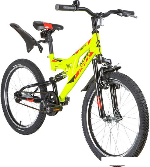 Детский велосипед Novatrack Shark 20 2020 20SS1V.SHARK.GN20 (зеленый)