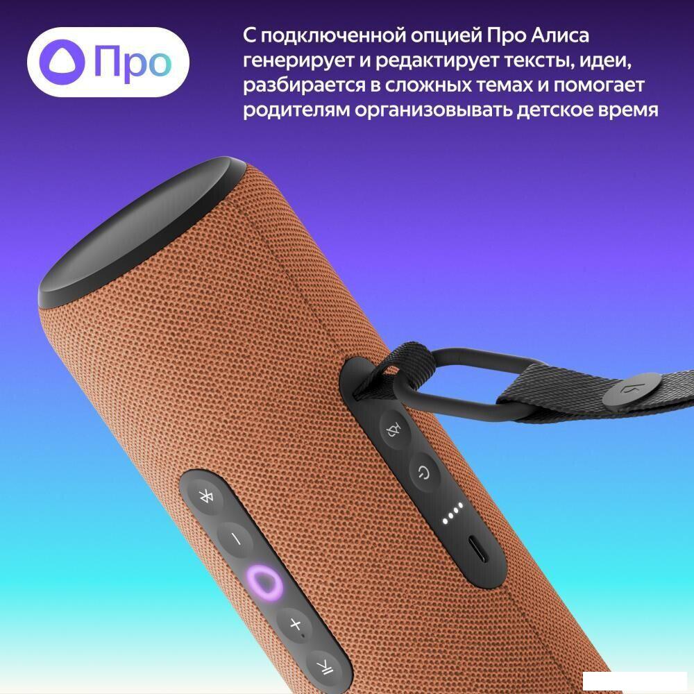 Беспроводные и портативные колонки Яндекс Станция Стрит (оранжевый)