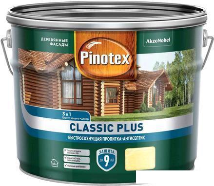 Антисептик Pinotex Classic Plus 3 в 1 9 л (палисандр)