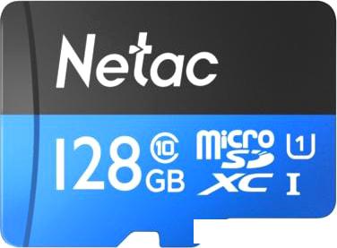 Карта памяти Netac P500 Standard 128GB NT02P500STN-128G-R + адаптер Карта памяти Netac P500 Standard 128GB NT02P500STN-128G-R + адаптер