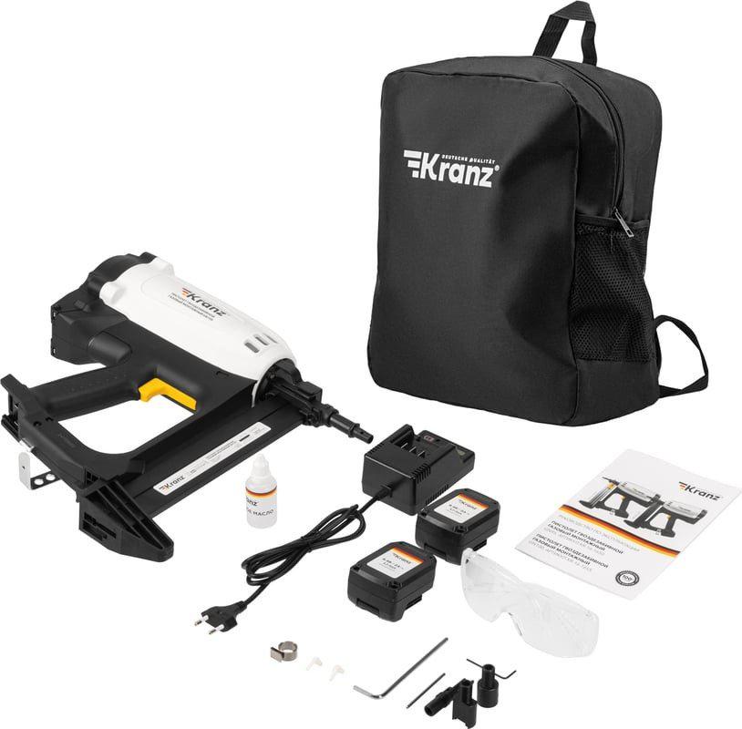 Гвоздезабиватель Kranz KR-16-1655 (с 2-мя АКБ)