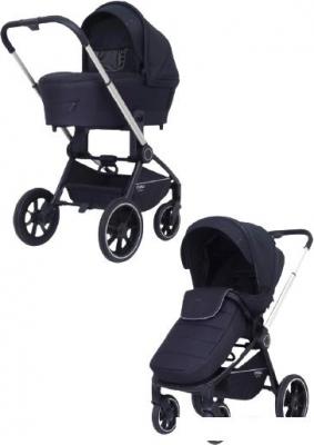 Детские коляски и аксессуары Rant MOWbaby Zoom PU (2 в 1, silver black)
