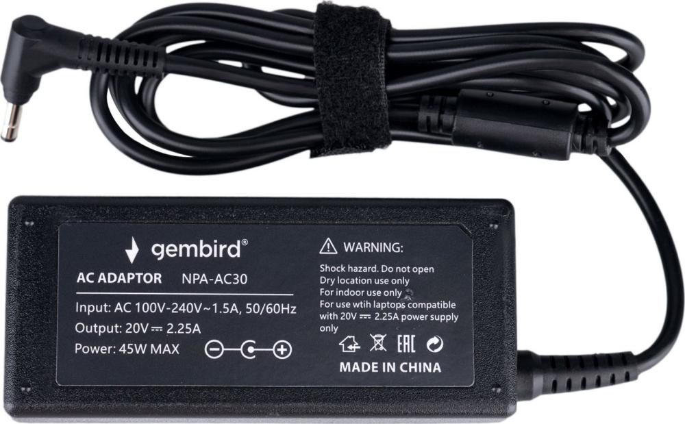 Адаптер питания Gembird NPA-AC30