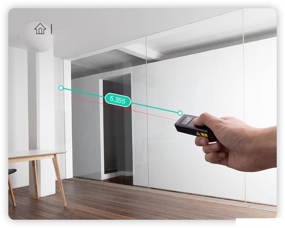Лазерный дальномер Xiaomi Smart Laser Measure MJJGCJYD001QW