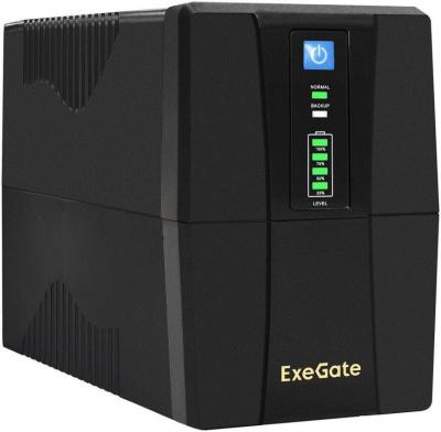 Источник бесперебойного питания ExeGate Power Back BNB-1000.LED.AVR.2SH.RJ.USB