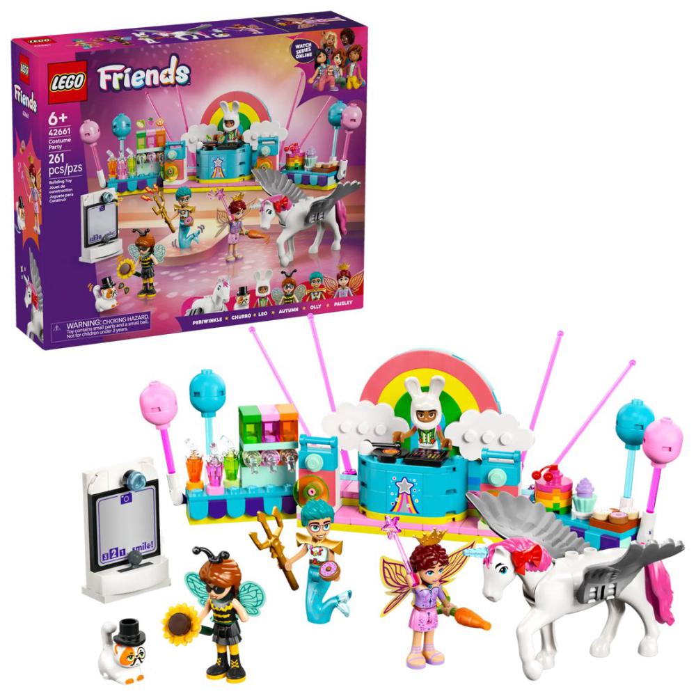 Конструкторы LEGO Friends Костюмированная вечеринка с единорогом и феей 42661