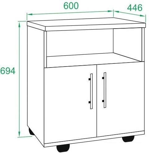 Комоды, тумбы Сокол КТ-11 (венге)