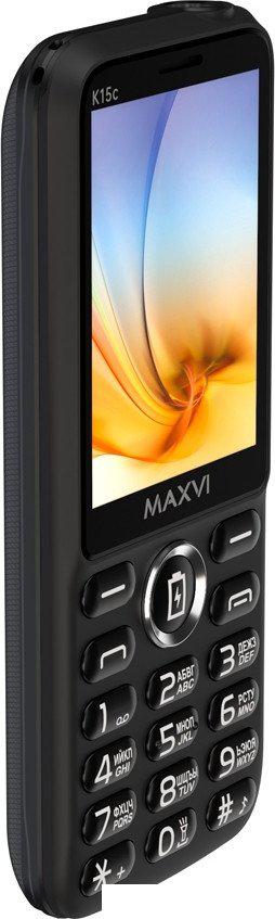 Телефон Maxvi K15c (черный)