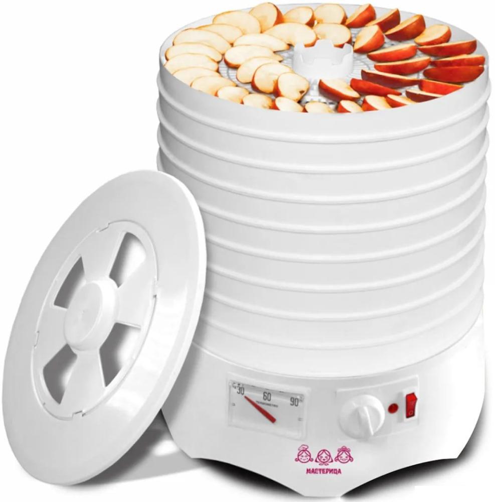 Сушилка для овощей и фруктов Мастерица EFD-0903VM (6 прозрачных поддонов + 3 белых поддона)