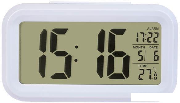 Настольные часы Perfeo Snuz PF-S2166 (белый)