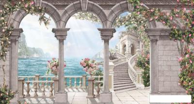 Обои ФабрикаФресок Фреска с колоннами 845270 (500x270)