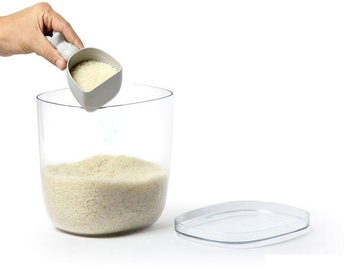 Посуда для хранения продуктов Qualy Lucky Mouse QL10348-CL-GY