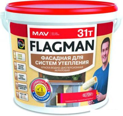 Краска Flagman ВД-АК-1031т 11л (белый)