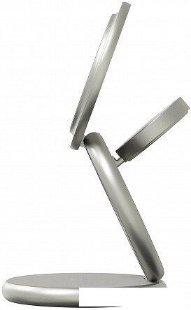 Беспроводное зарядное Magssory Signature Disc Pro для Apple 3 в 1 WCH073 (титановый)