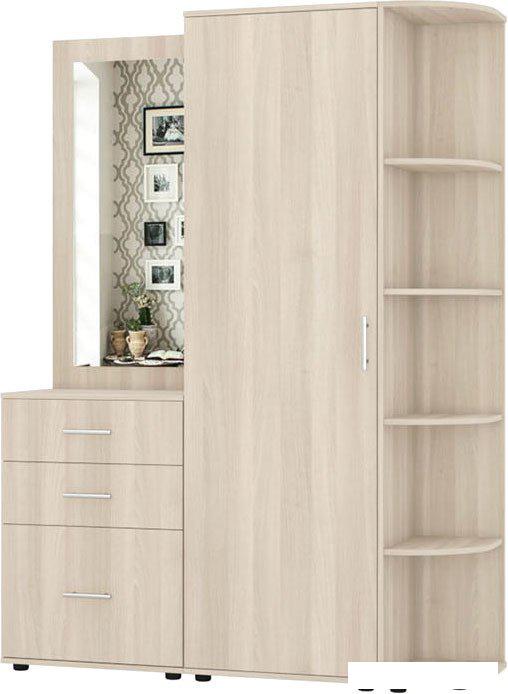 Стенка Интермебель Визит-3 (ясень шимо светлый)