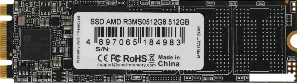 SSD AMD Radeon R3 512GB R3MS0512G8
