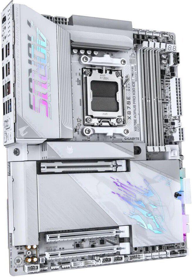 Материнская плата Gigabyte X870E Aorus Pro X3D Ice