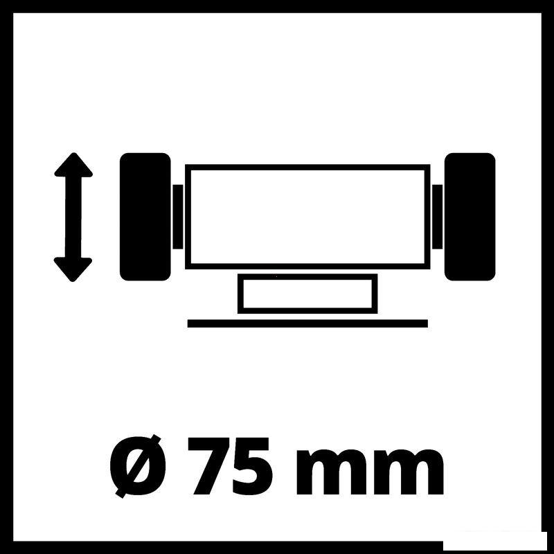Заточный станок Einhell TC-XG 75 Kit 4412559