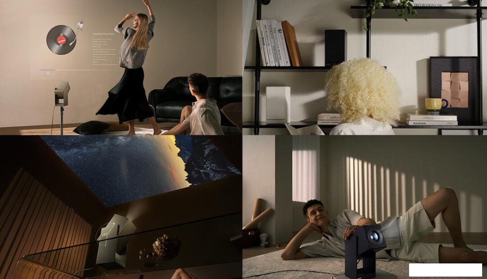 Проекторы Wanbo Cube 2 Pro (темно-синий)