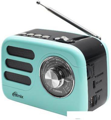 Радиоприемник Ritmix RPR-033 (лазурный)