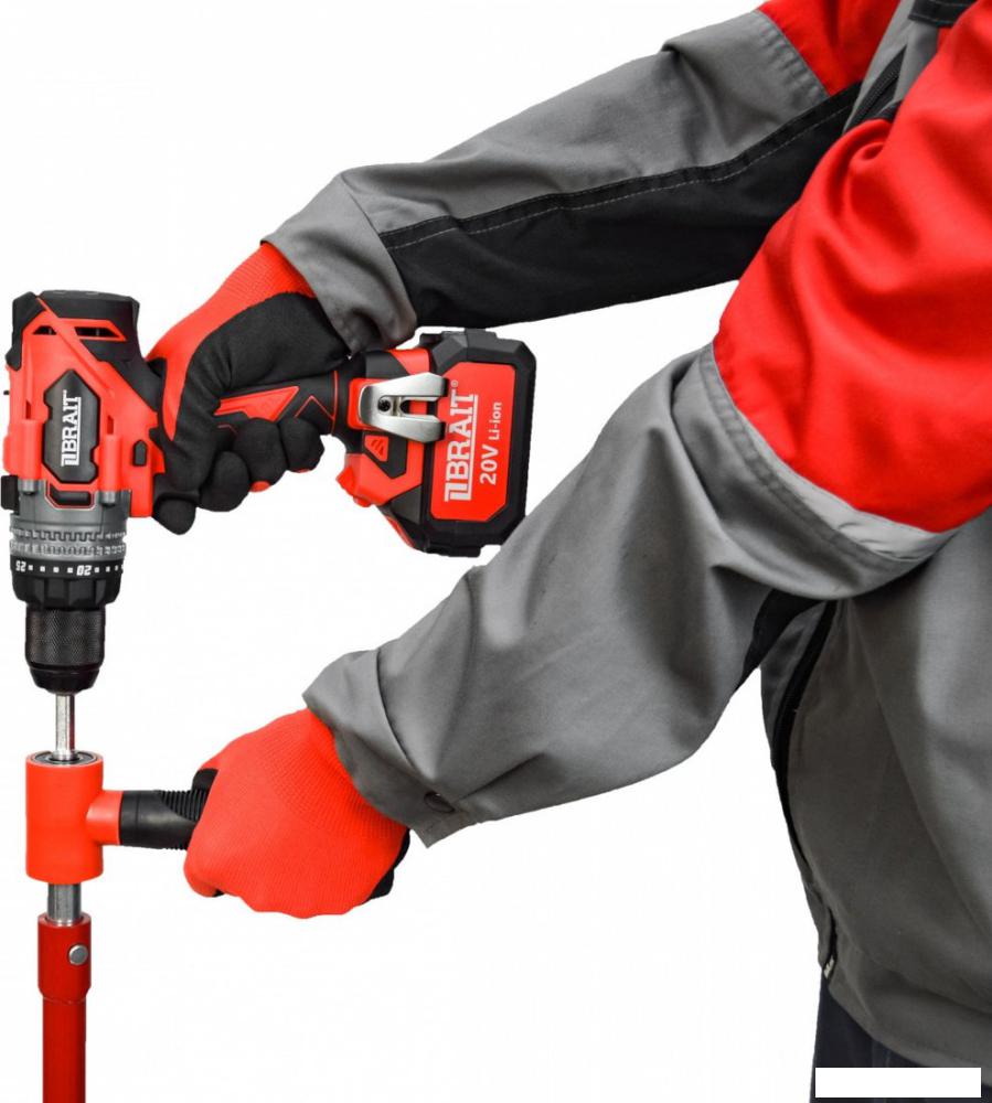 Шуруповерты, гайковерты, электроотвертки Brait BCDI20-4PUMBL PRO (с 1-м АКБ, кейс)