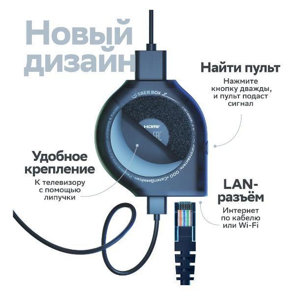 Смарт-приставка Sber SberBox 2