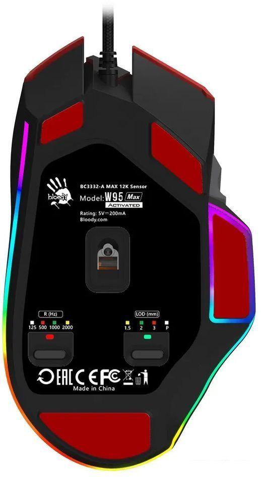 Игровая мышь A4Tech Bloody W95 Max Sports (красный)