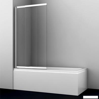 Стеклянная шторка для ванны Wasserkraft Main 41S02-100 WasserSchutz