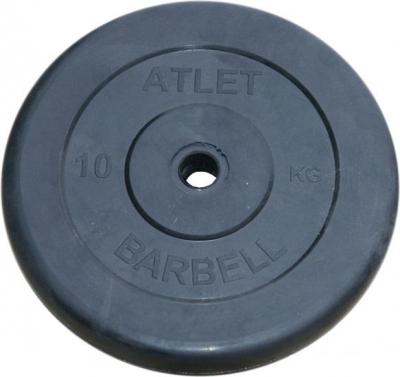 Диск MB Barbell Атлет 26 мм (1x10 кг)
