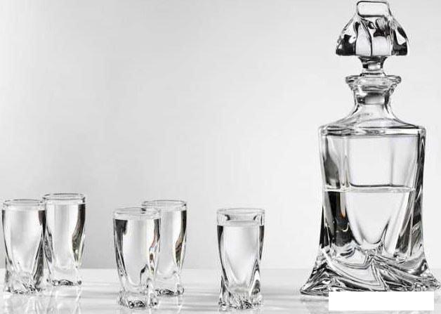 Набор стопок (шотов) Crystalite Bohemia Quadro 2K9/99999/9/99A44/457-7MK