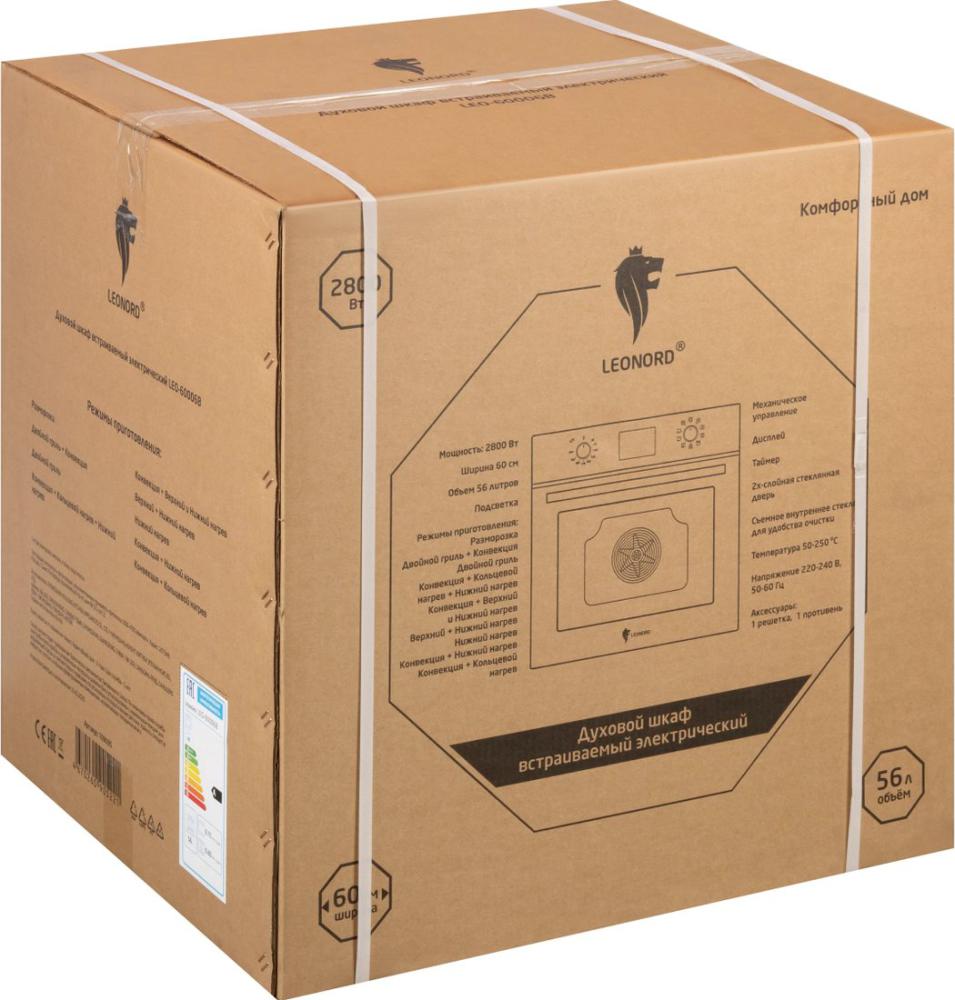 Электрический духовой шкаф Leonord LEO-60006B
