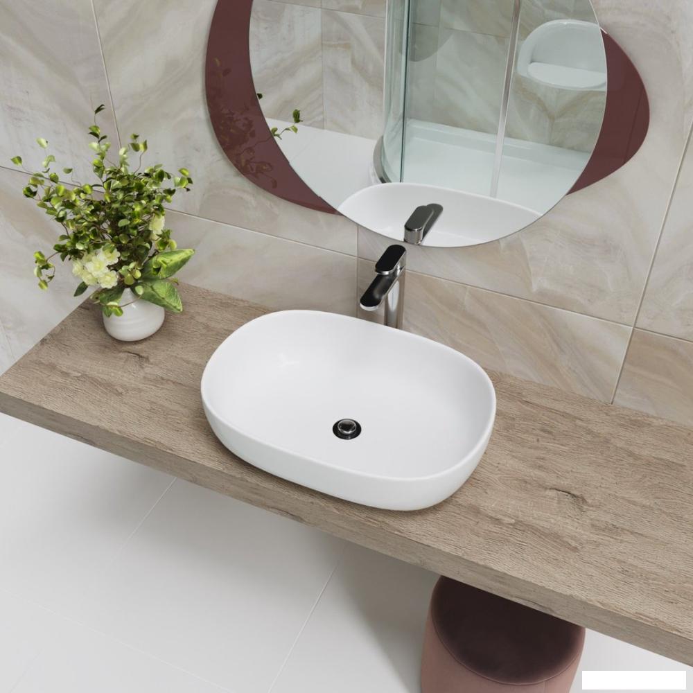 Умывальник Lauter 21836 + клапан 21190CH + сифон 21635CH (хром)