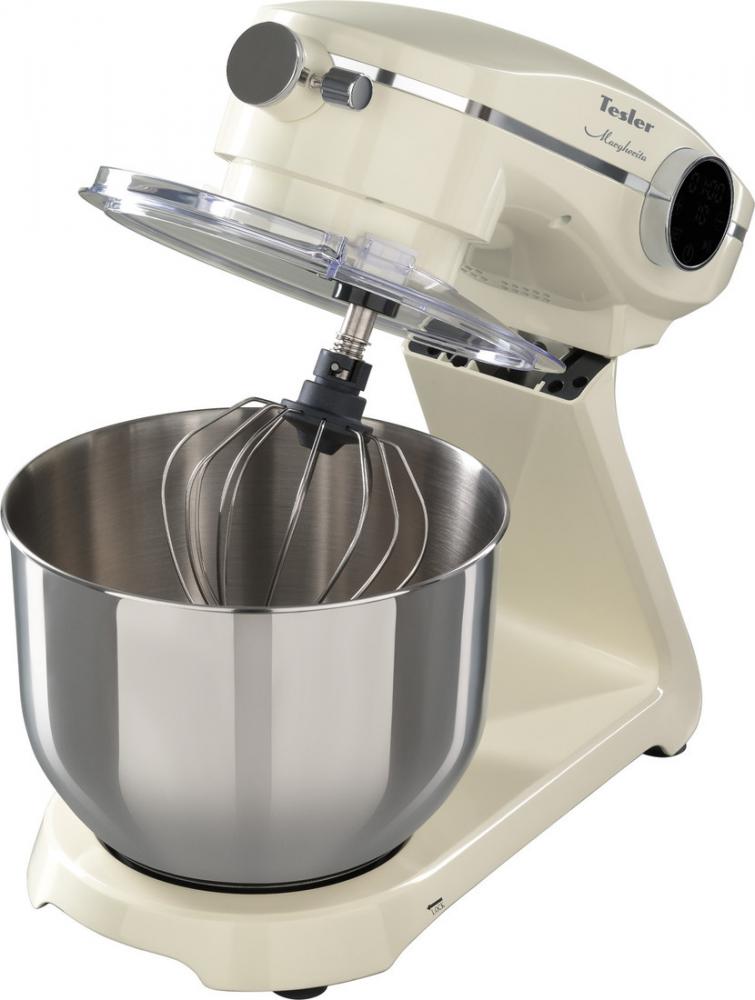 Кухонные комбайны, машины и планетарные миксеры Tesler KM-1860 (бежевый)