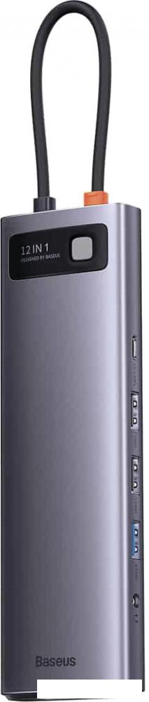 Док-станция Baseus Metal Gleam Series 12-in-1 Multifunctional Type-C Hub Docking Station WKWG020213