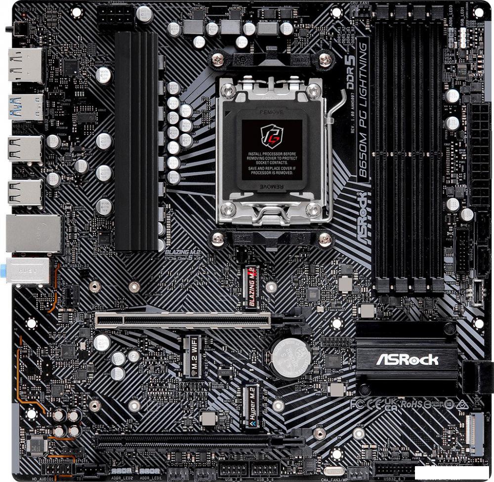 Материнская плата ASRock B650M PG Lightning