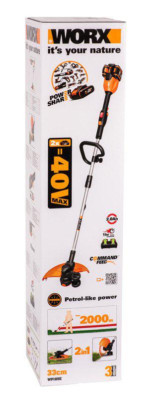 Триммеры Worx WG185E (с 2-мя АКБ)