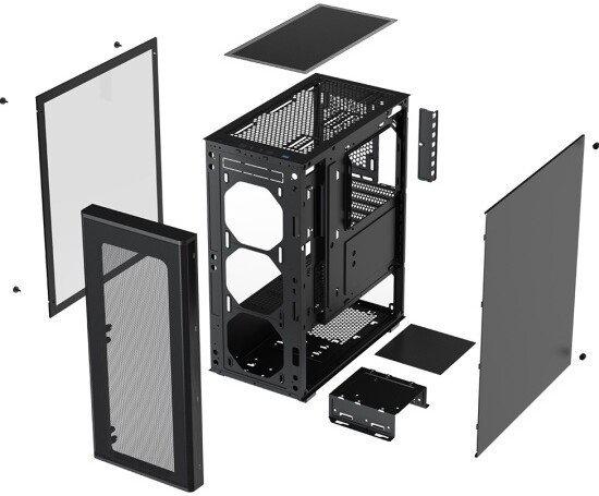 Корпус XASTRA A300 0F (черный)