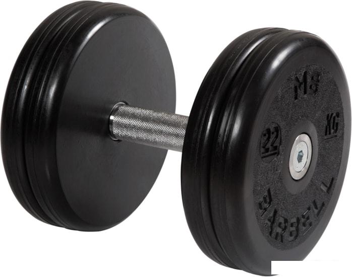 Гантель MB Barbell Классик 22 кг (вращающаяся ручка)