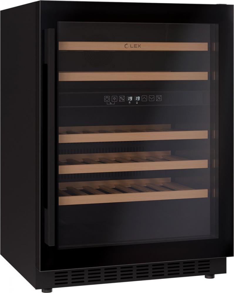 Винный шкаф LEX LWD6046BL Dual Zone