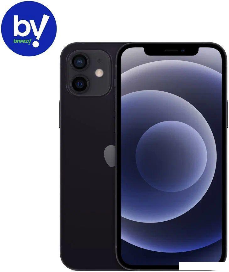 Телефон Apple iPhone 12 128GB Восстановленный by Breezy, грейд B (черный)