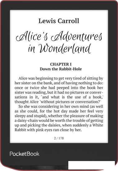 Электронная книга PocketBook A4 634 Verse Pro (страстно-красный)