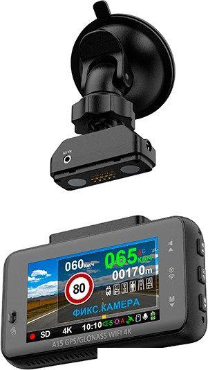 Видеорегистратор-GPS информатор (2в1) Sho-Me A15 4K