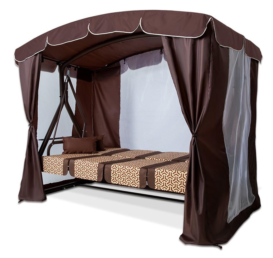 Садовые качели Arno-Werk Дефа Люси Люкс 2017-КД-58/Л (шоколадный)