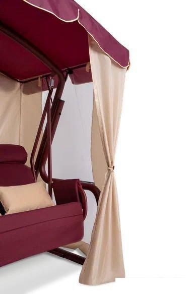 Садовые качели Arno-Werk Роттердам (бордовый)