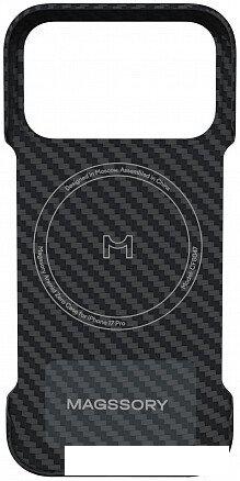 Чехол для телефона Magssory Aramid Zero Case для iPhone 17 Pro Black CFB047