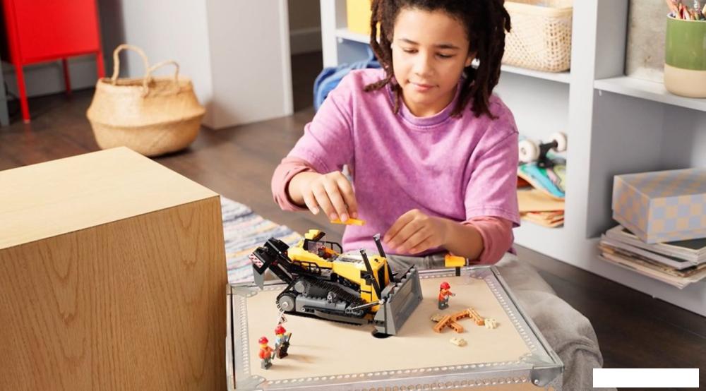 Конструктор LEGO City 60466 Желтый бульдозер