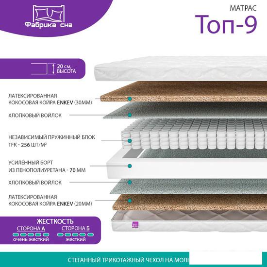 Матрасы Фабрика сна Топ-9 160x200